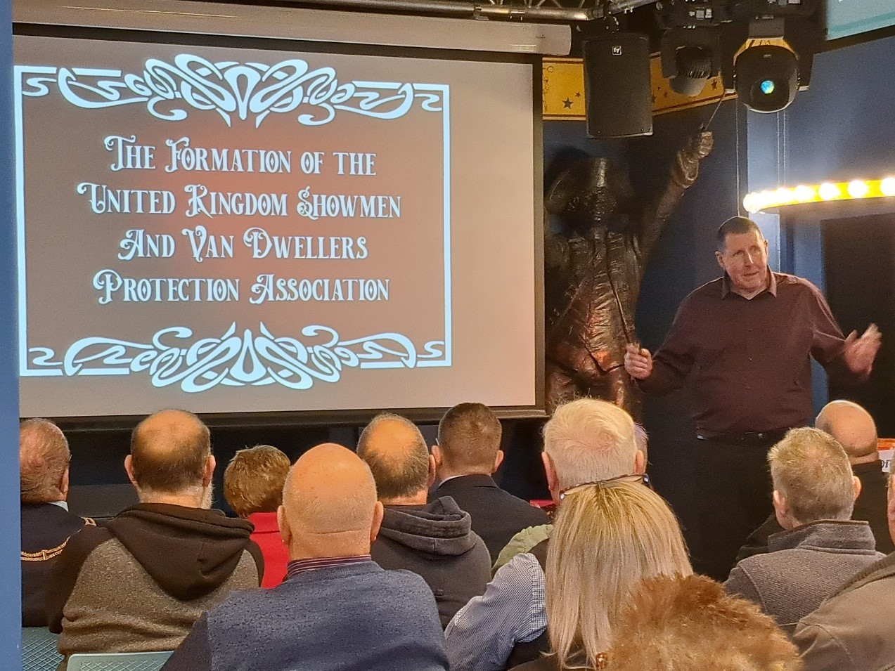 Steve Smith author of Fight For Freedom the story of the Showmens Guild book