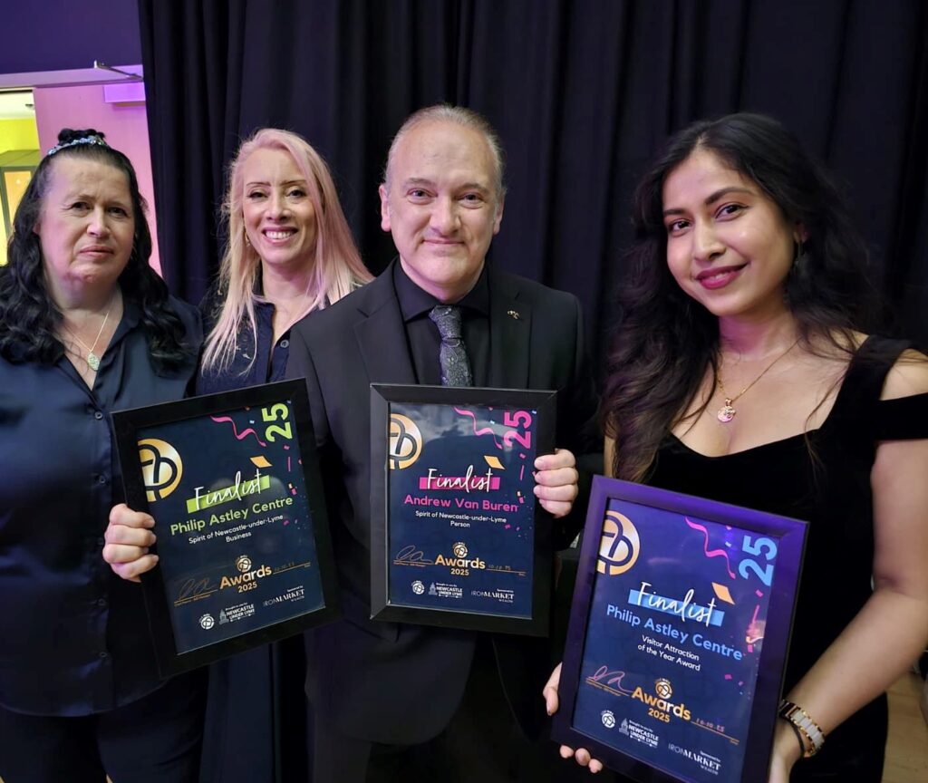 Andrew Van Buren and Philip Astley Projects team award