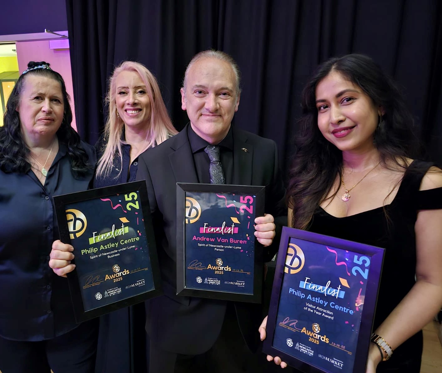 Andrew Van Buren and Philip Astley Projects team award